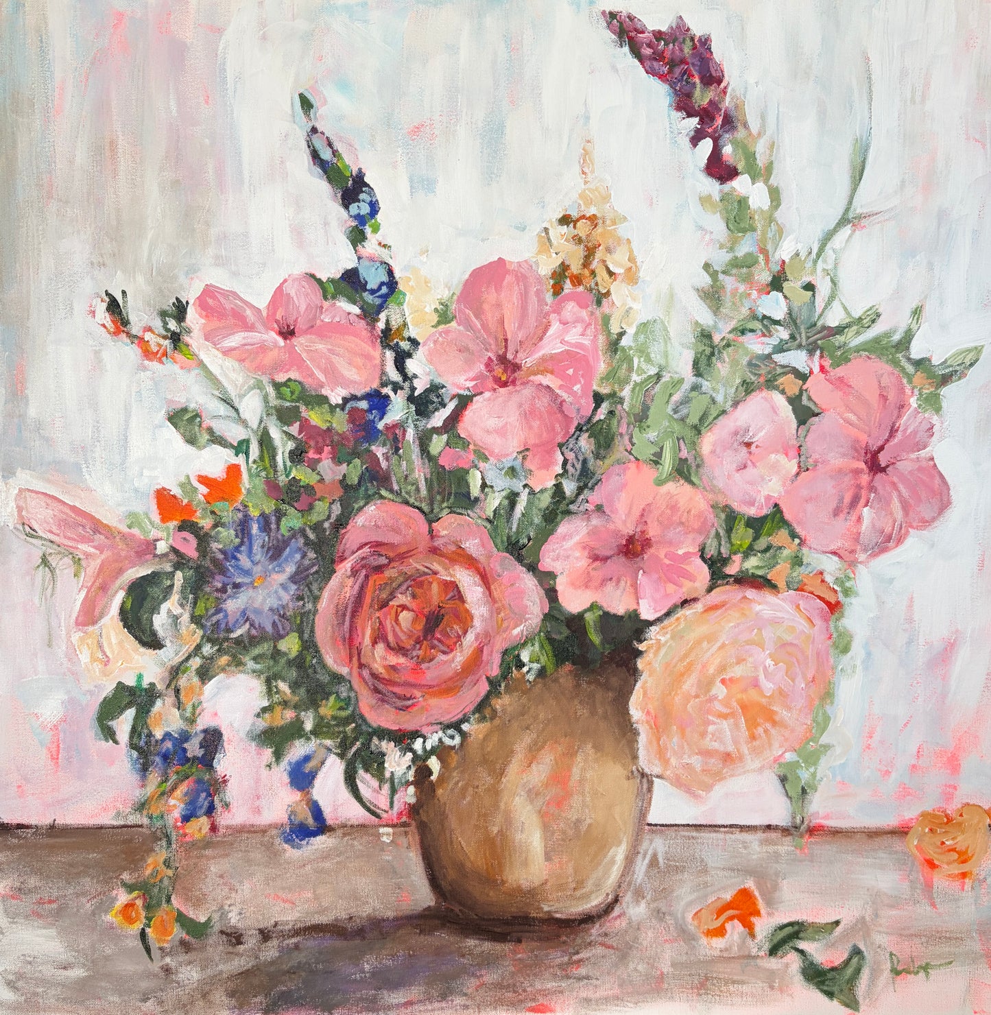 Southern Charm — Original Acrylic Painting, 36 x 36