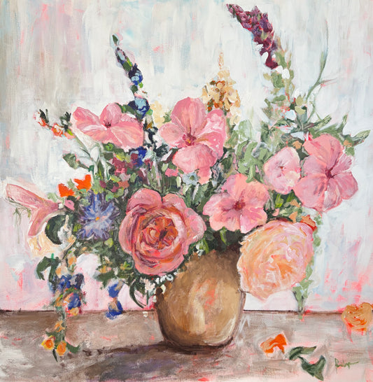 Southern Charm — Original Acrylic Painting, 36 x 36