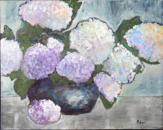 Hydrangeas — Original Acrylic Painting, 24x30